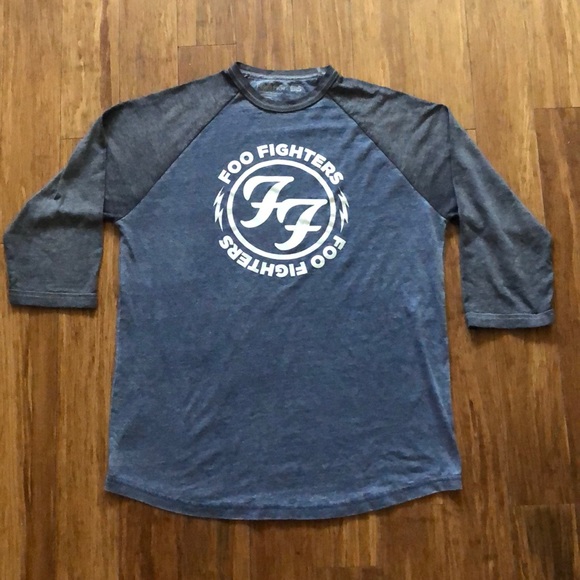 foo fighters baseball tee